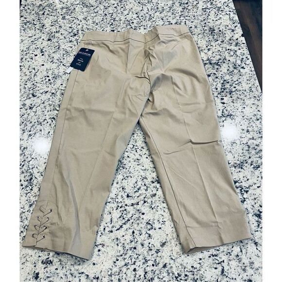 Zac & Rachel Women's Pull Crop with Ankle Side Tie Detail - Picture 3 of 6